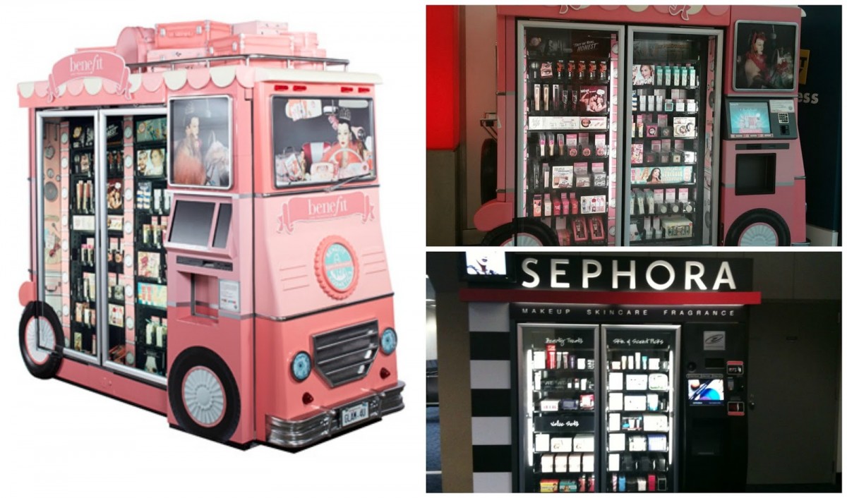 Benefit Cosmetics Vending Machine